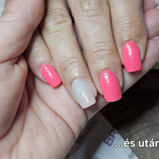 Feltöltött, megújított műköröm – Nelli Nails, Hidas